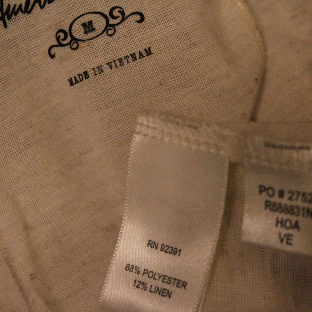 Oatmeal Colored American Rag Tank Top Size M - Picture 3 of 3